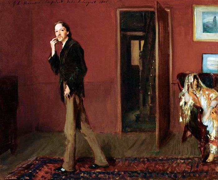 Robert Louis Stevenson and His Wife, John Singer Sargent